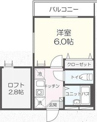 タウンフィールド　Ａ棟の物件間取画像